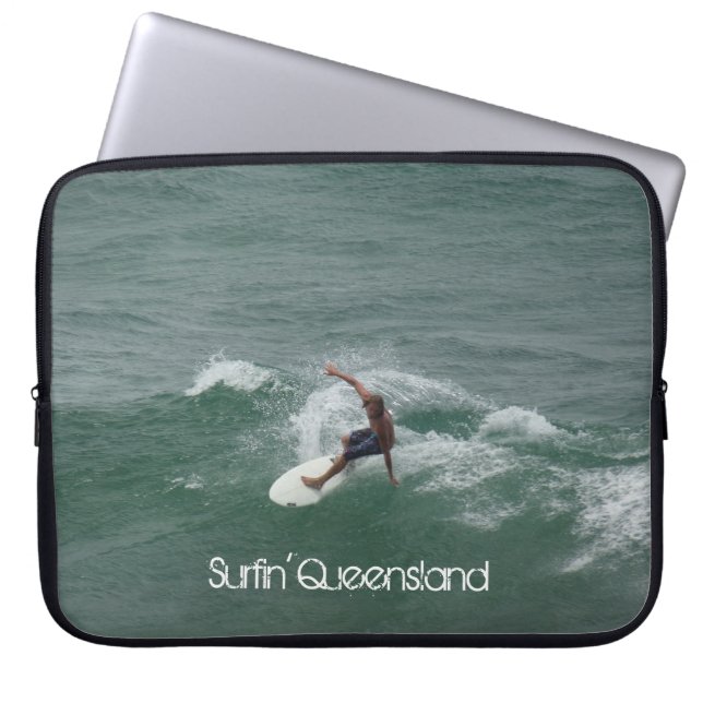 Capa Para Notebook surfin' Queensland (Frente)