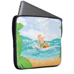 Capa Para Notebook Surfista