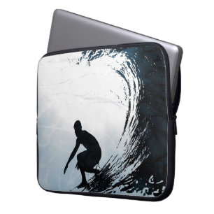 Capa Para Notebook Surfista grande da onda
