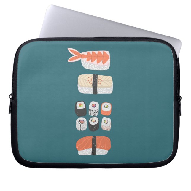 Capa Para Notebook Sushi Nigiri Maki Roll (Frente)