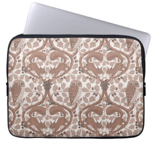 Capa Para Notebook Susurros da Floresta/Corujas e Esquilos no Carvalh