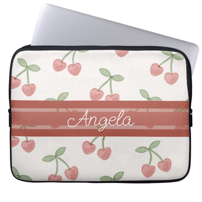 Capa Para Notebook Sweetheart Cherries (Frente)