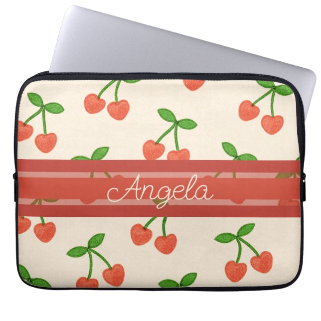 Capa Para Notebook Sweetheart Cherries (Frente)