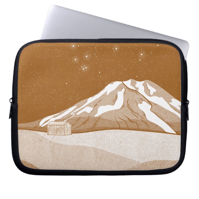 Capa Para Notebook Syme Hut Mount Taranaki (Frente)