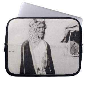 Capa Para Notebook T.E. Lawrence no vestido árabe (foto de b/w)