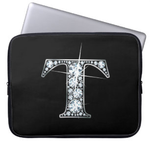 Capa Para Notebook T Faux-"Diamond" Monograma