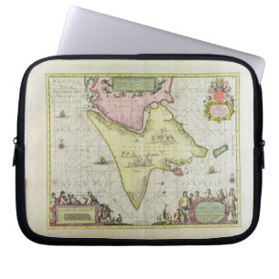 Capa Para Notebook Tabula Magellanica, Quatierrae del Fuego, placa 18