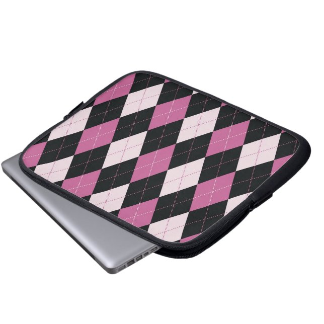 Capa Para Notebook Tabuleta & bolsa de laptop - Argyle D - casa de (Frente Inferior)