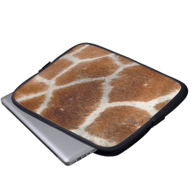 Capa Para Notebook Tabuleta & bolsa de laptop - pele do girafa viva (Frente Inferior)