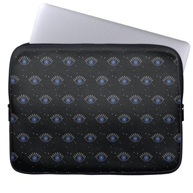 Capa Para Notebook Talisman de proteção dos olhos azuis, mau (Frente)