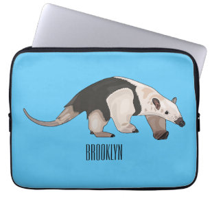 Capa Para Notebook Tamandua ilustração de desenho animado