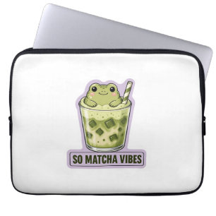Capa Para Notebook Tantas Vibes de Matcha Cachorro-quente Sapo Meme