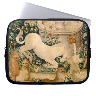 Capa Para Notebook Tapeçarias de Unicórnio Medieval Impressas: Met Cl