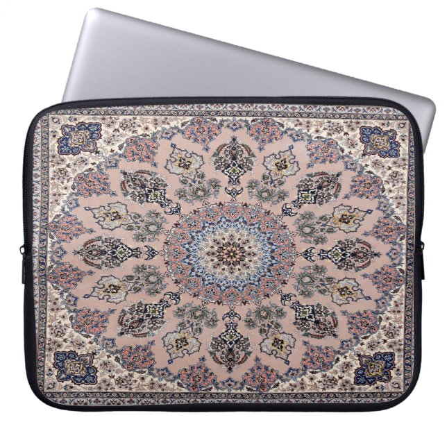 Capa Para Notebook Tapete Turco Persa Antigo Oriental (Frente)