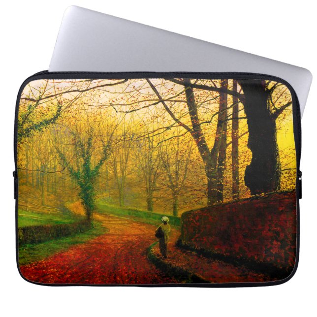 Capa Para Notebook Tarde de novembro Stapleton Park Grimshaw (Frente)