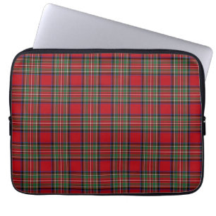 Capa Para Notebook Tartan Clan Stewart Xadrez Vermelho Azul Verde Ver