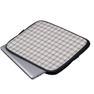 Capa Para Notebook Tartan de moda cinza