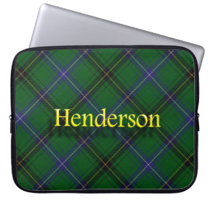 Capa Para Notebook Tartan do Scottish de Henderson do clã