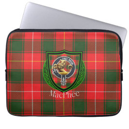 Capa Para Notebook Tartan e Brasão do Clã Escocês MacPhee