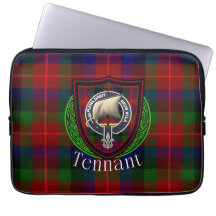 Tartan e Brasão do Clã Escocês Tennant 