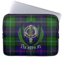 Tartan e Brasão do Clã Thomson Escocês 