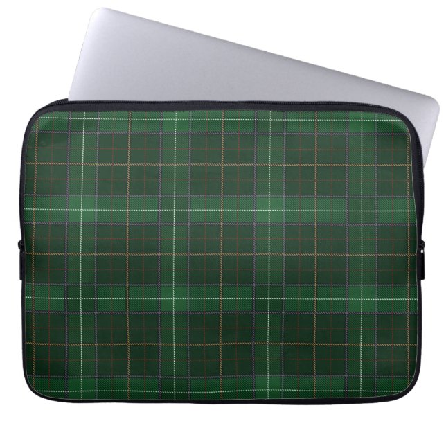Capa Para Notebook Tartan Walsh Green Pattern Checkered (Frente)