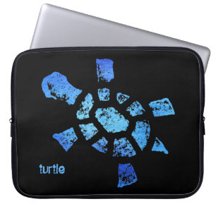 Capa Para Notebook Tartaruga da água azul 15"