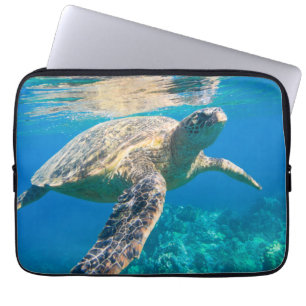 Capa Para Notebook Tartaruga de mar da natação