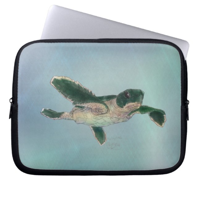 Capa Para Notebook Tartaruga-do-mar (Frente)