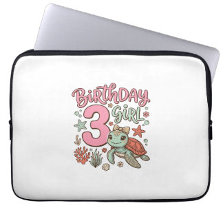 Capa Para Notebook Tartaruga Marinha Desenho Vetorial Menina 3º Anive