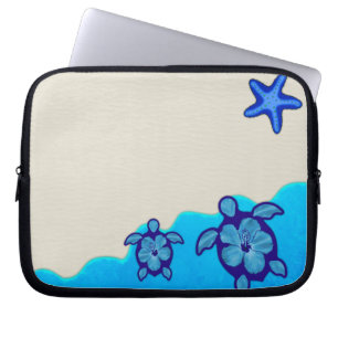 Capa Para Notebook Tartarugas azuis de Honu