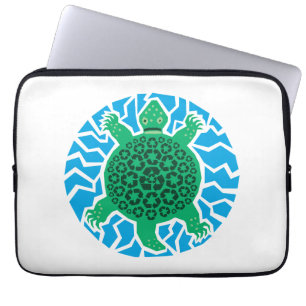 Capa Para Notebook Tartarugas marinhas, Reciclagem