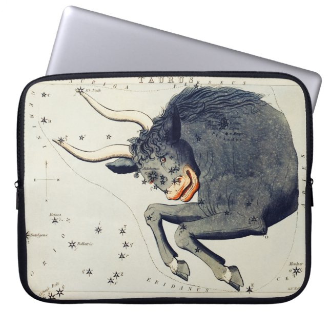 Capa Para Notebook Taurus inspirados no Zodiac (Frente)