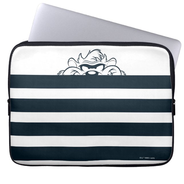 Capa Para Notebook TAZ™ Ocultando em faixas (Frente)