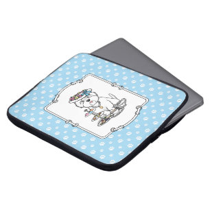 Capa Para Notebook Tea Party Westie - West Highland White Terrier