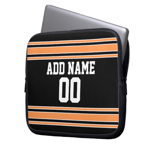 Capa Para Notebook Team Jersey com nome e número personalizados (Frente Esquerda)