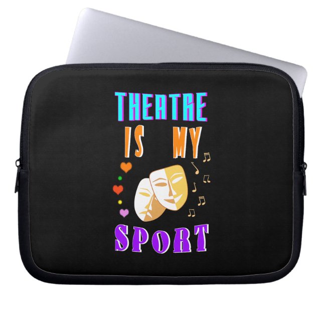 Capa Para Notebook Teatro É Meu Ator De Esporte Drama (Frente)