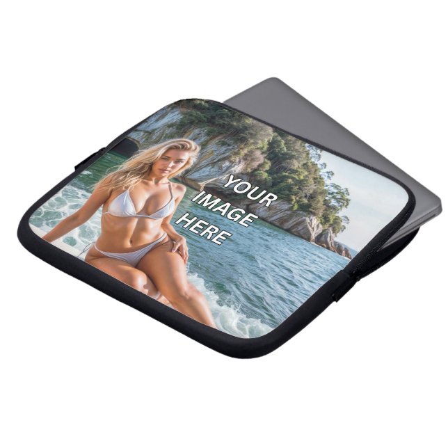 Capa Para Notebook TECH! 💻 Estojo de Laptop Personalizado – Adicione (Frente Topo)