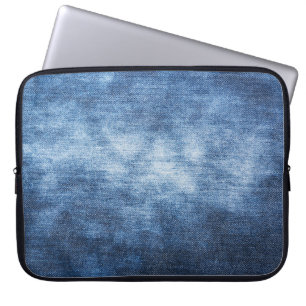 Capa Para Notebook tecido denim vestido, fundo texturizado.