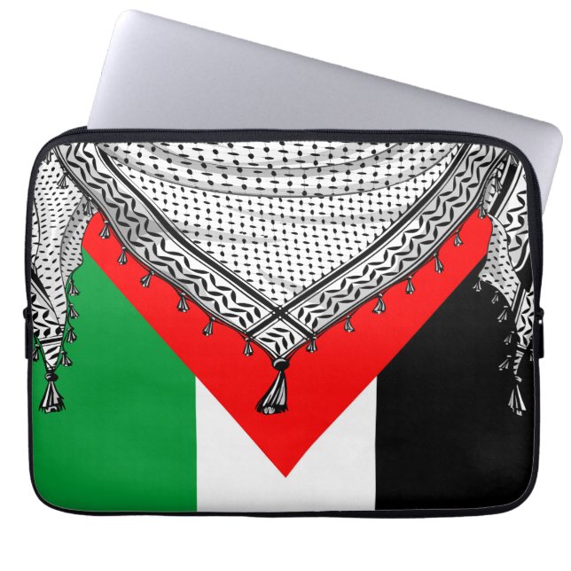 Capa Para Notebook Tecido Tradicional do Keffiyeh Scarf Palestino (Frente)