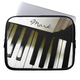 Capa Para Notebook Teclado de piano da música personalizado