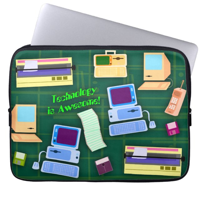 Capa Para Notebook Tecnologia é incrível (Frente)