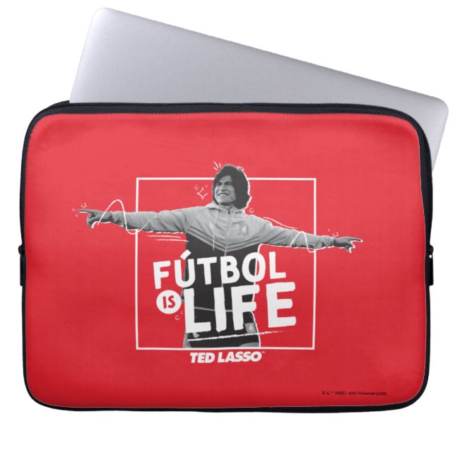 Capa Para Notebook Ted Lasso | Dani Rojas Fútbol é a Vida (Frente)