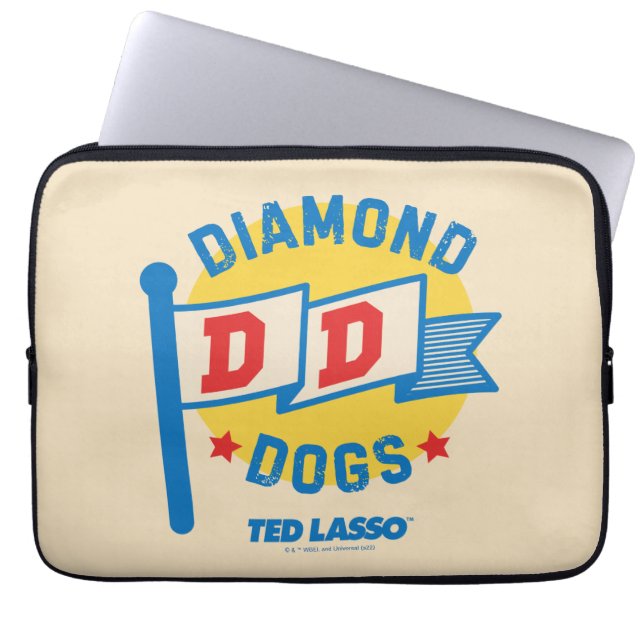 Capa Para Notebook Ted Lasso | Gráfico da Pensão de Cães Diamantes (Frente)