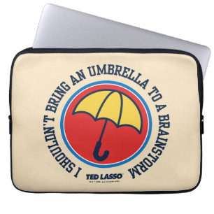 Capa Para Notebook Ted Lasso Não deve trazer guarda-chuva para a te
