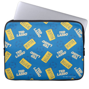Capa Para Notebook Ted Lasso Padrão de sinal de crença e osse de es