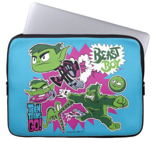 Capa Para Notebook Teen Titans Go! Forragens de Beast Boy