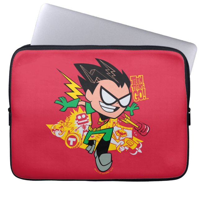 Capa Para Notebook Teen Titans Go! | Gráfico Arsenal de Robin (Frente)