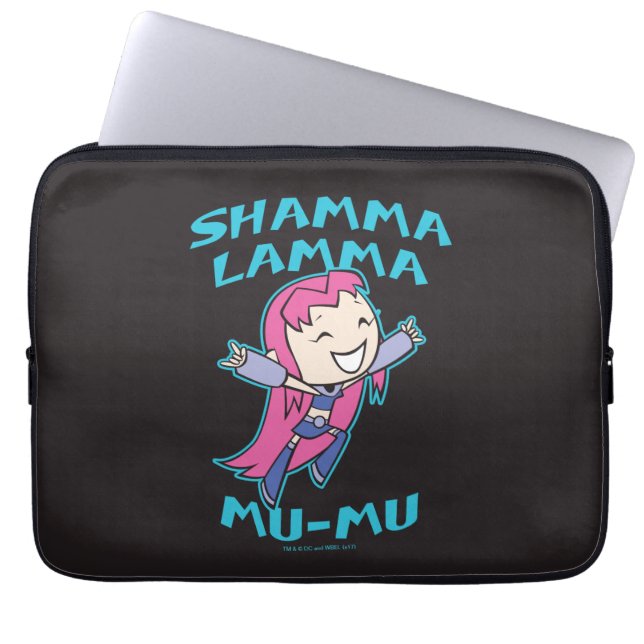 Capa Para Notebook Teen Titans Go! | Incêndio "Shamma Lamma Mu-Mu" (Frente)