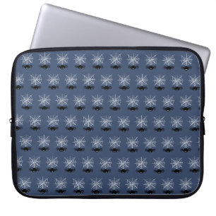 Capa Para Notebook Teia de Aranha de Halloween 